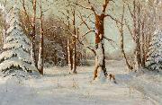 Walter Moras Winter oil on canvas